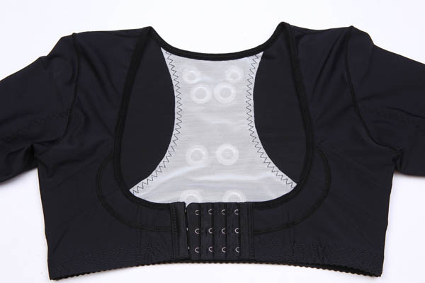 CYDREAM Top Modellante Braccia E Spalle Donna – Maniche Compressione, Correttore Postura, Nero XL