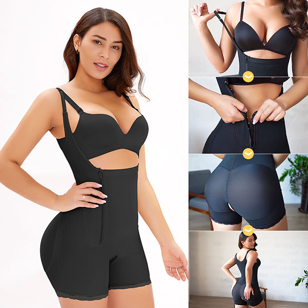 the product details of Side Zipper corset shapewear