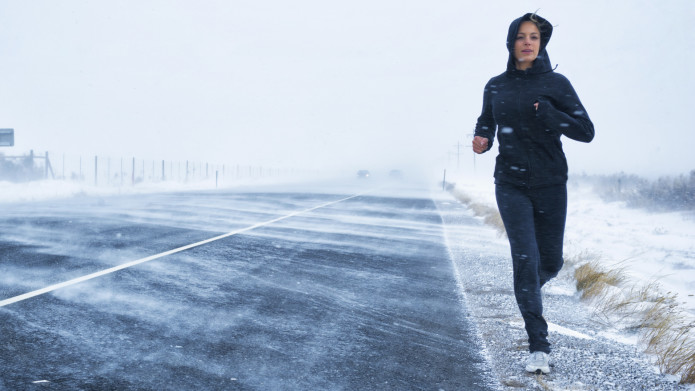 The best way to lose weight in winter-running