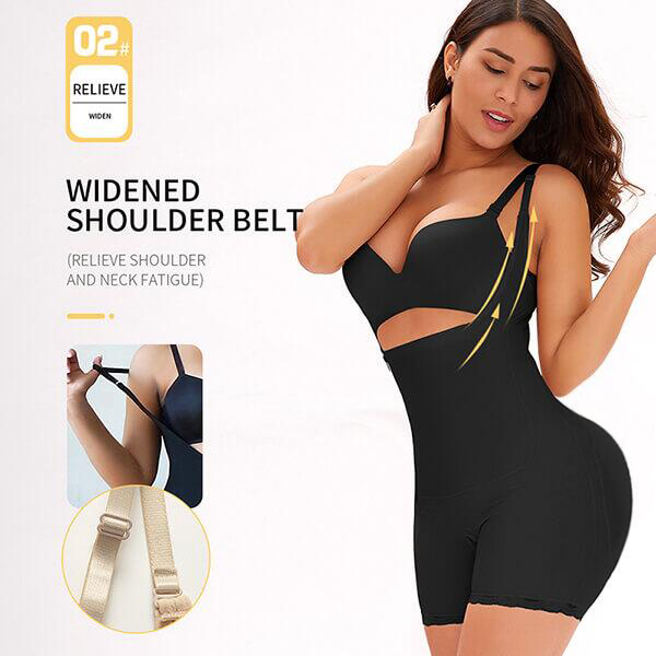 Adjustable Shoulder Strap Side Zipper corset shapewear