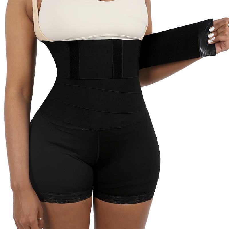Wrap Bandage Waist Shaper Front Upper Body Figure
