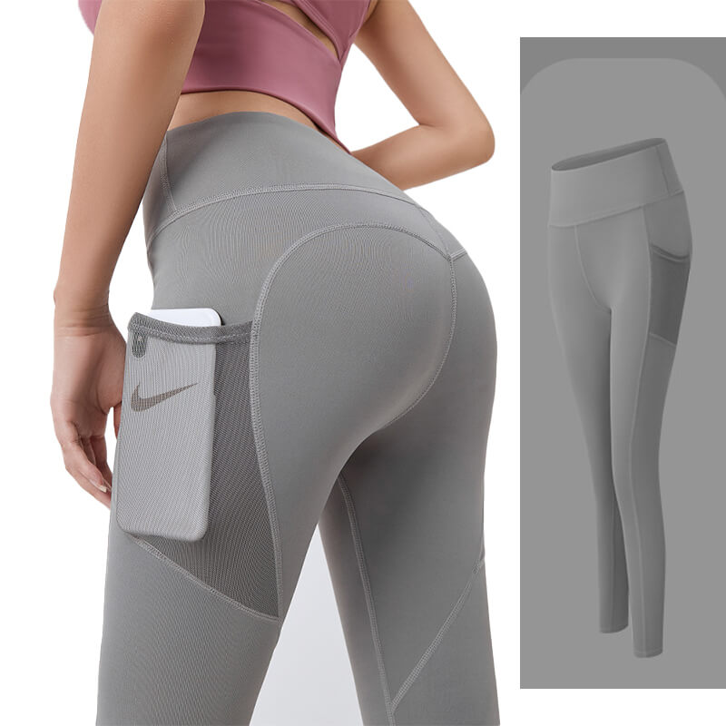 Wholesale Running Leggings With Phone Pocket MHW133579
