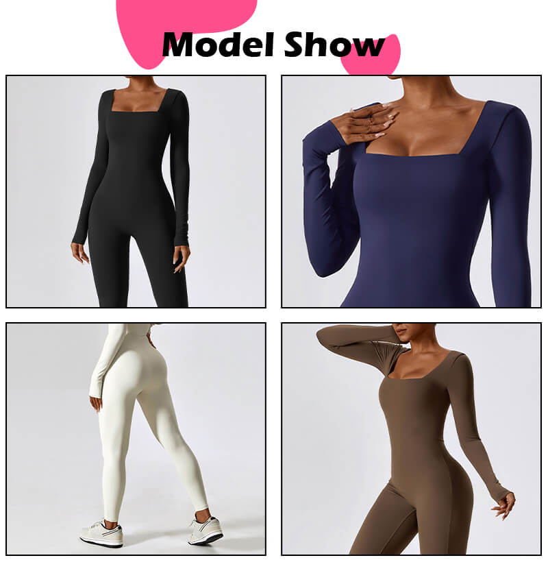  Long Sleeve Sport Jumpsuits by model detail