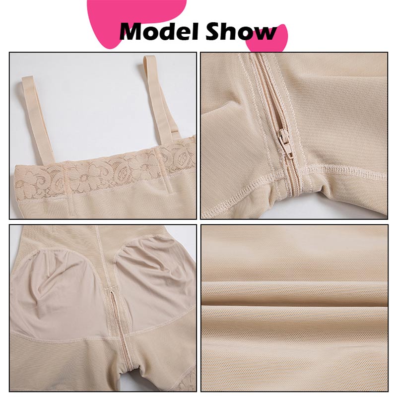 beige sculpt lace fajascolombianas shapewear by detail