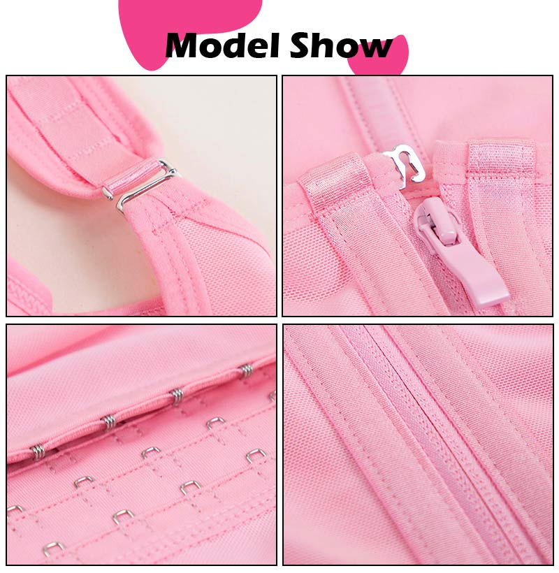 sculpt hourglass vest waist trainer shoulder strap back by detail