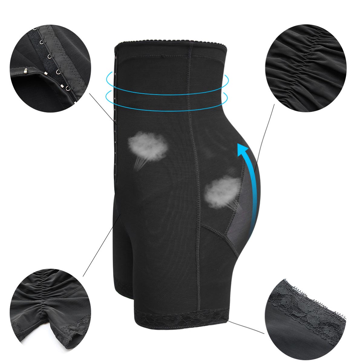 Tummy Control Butt Lift Shapewear Shaping Panties by model show