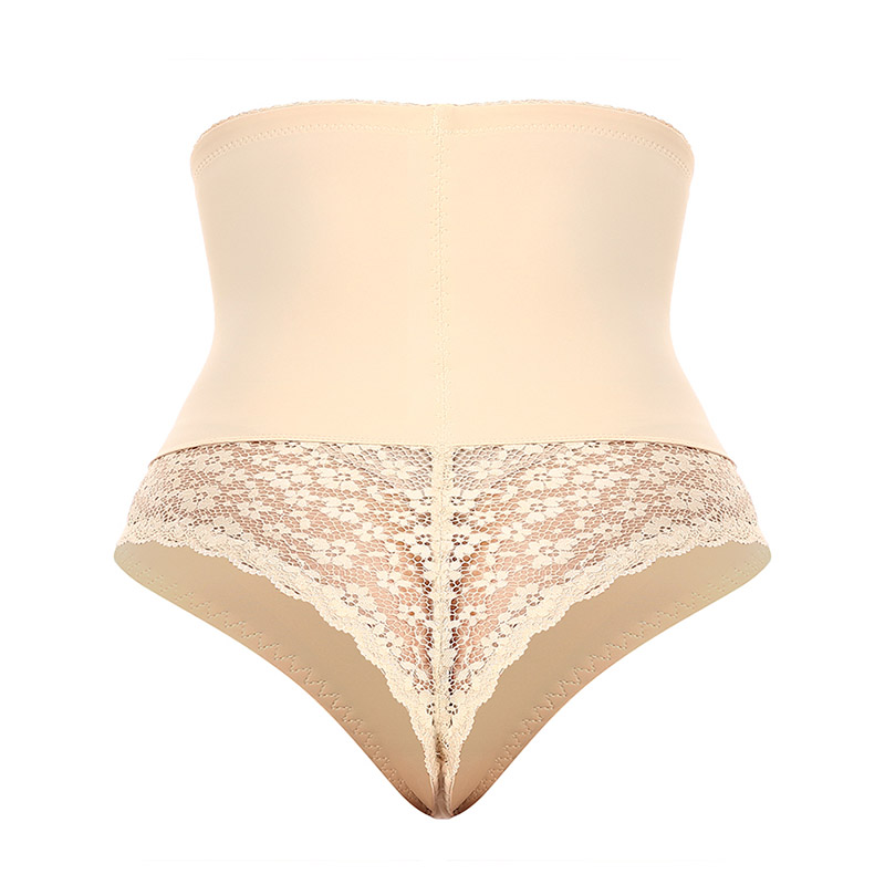Women Sexy Slimming Body Butt Lifter High Waist Lace Thong Shapewear