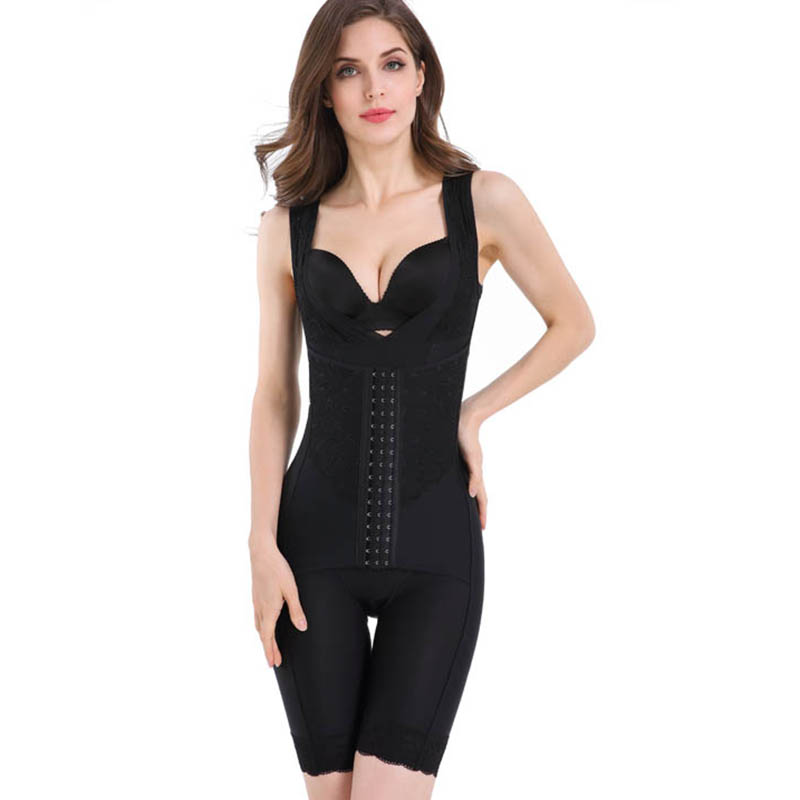 Black Waist Cincher Thigh Reducer Bodysuit body shaper 
