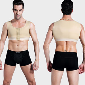 Compression Shirts Chest Binder Vest MH1834