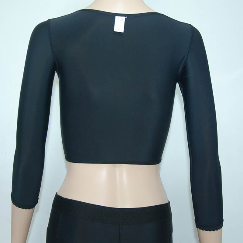 Black Sleeves Posture Corrector Vest Shapewear MH1846