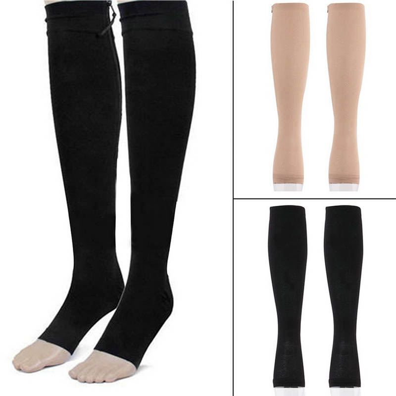 Zippered Medical Compression Socks MH1626
