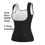 Women Neoprene Sauna Suit Black MH1804