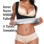 Women Neoprene Sauna Suit Black MH1804