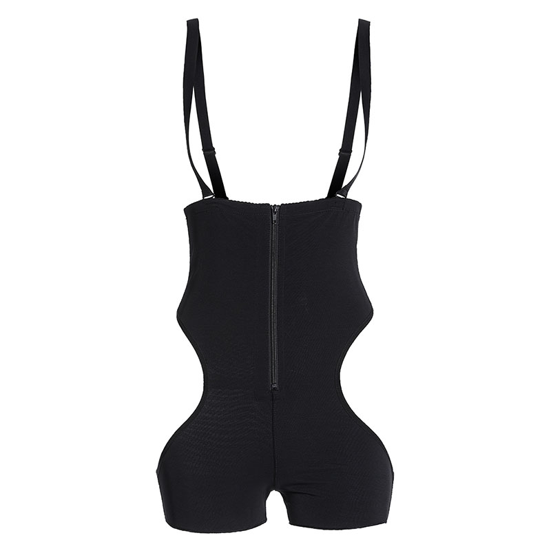 Wholesale Butt Lifter Tummy Control Zip Up Full Body Shaper - MHW100026B