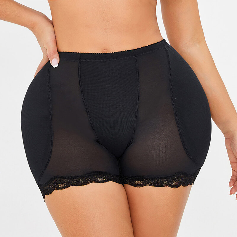 Wholesale Padded Hips Shapewear Butt Shaper Shorts MHW100028B