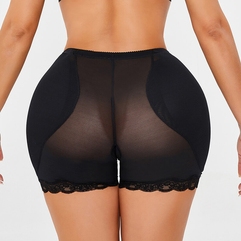 Wholesale Padded Hips Shapewear Butt Shaper Shorts MHW100028B