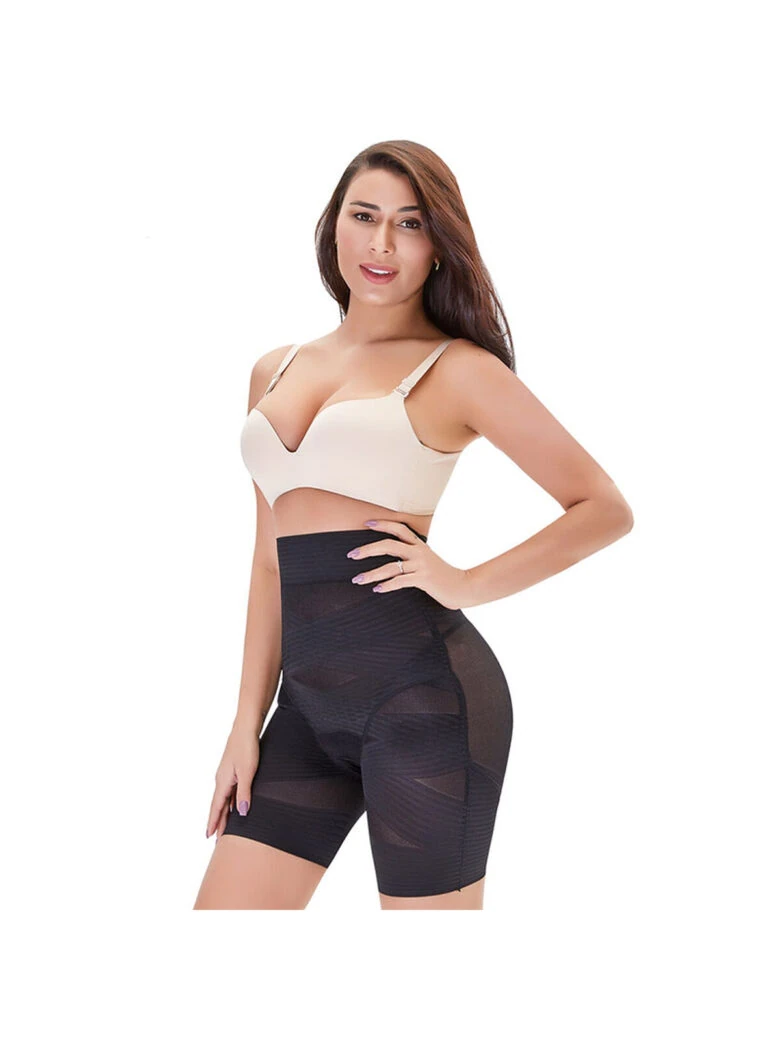 cross compression shapewear shorts - alternate view