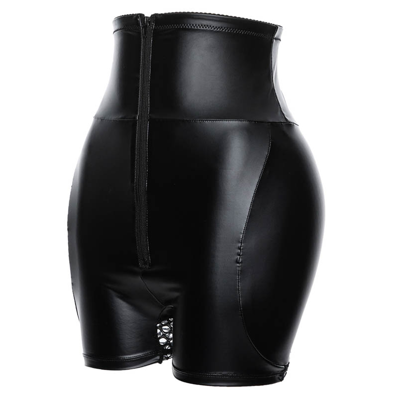 Wholesale High Waisted Leather Shorts Pleather Shorts MHW100099