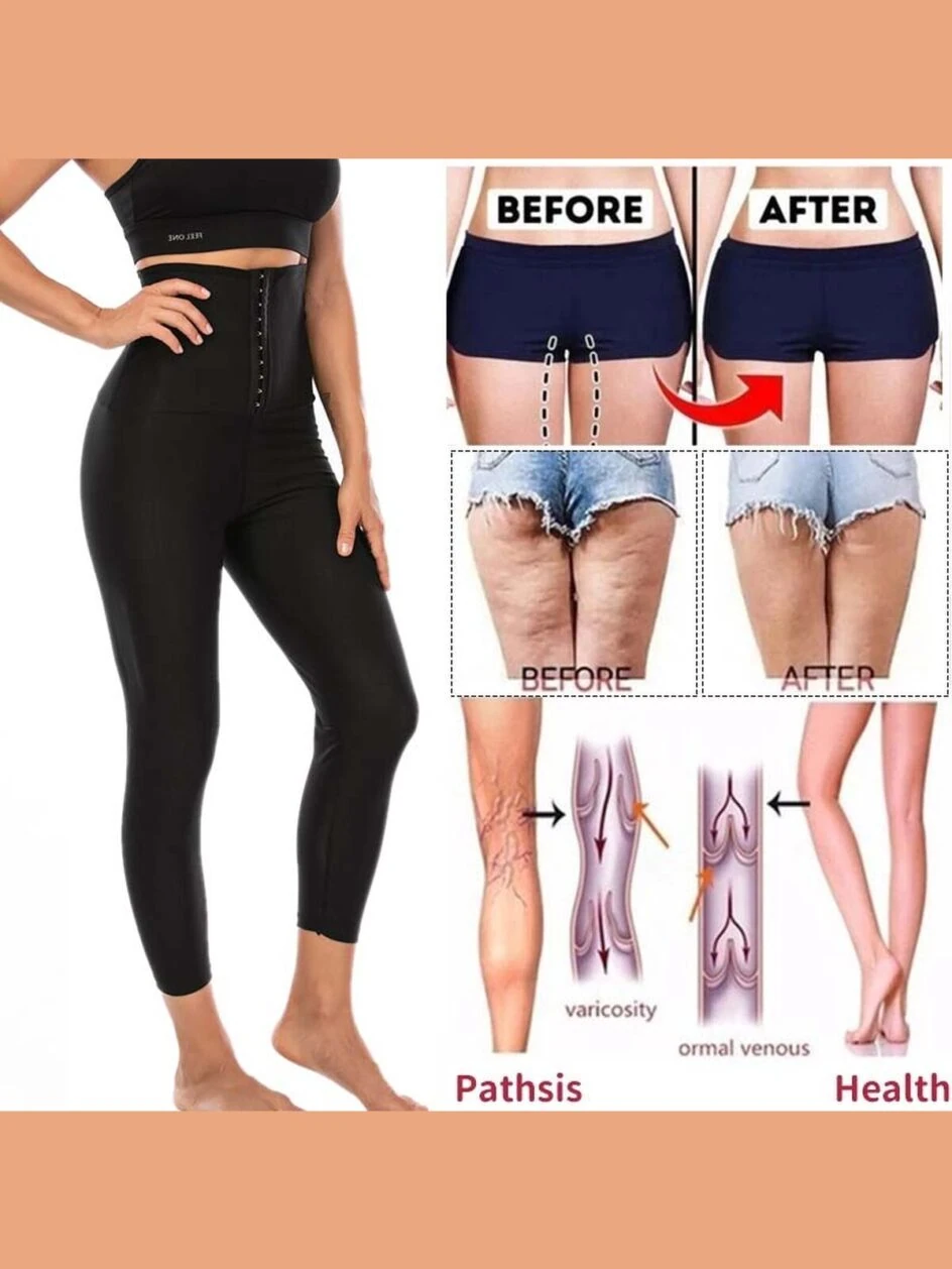 3-Row Hook Waist Trainer Sauna Pants