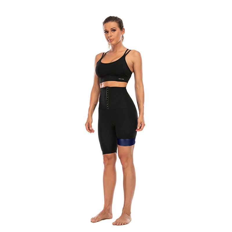 Hook-Eye Waist Trainer Leggings Short Summer Body Shaper Yoga Pants MHW100254