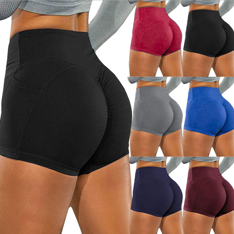 High Waist Butt Lift  Scrunch Butt Leggings With Pockets MH133597