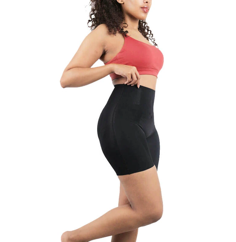 high waist body shaper shorts - alternate view
