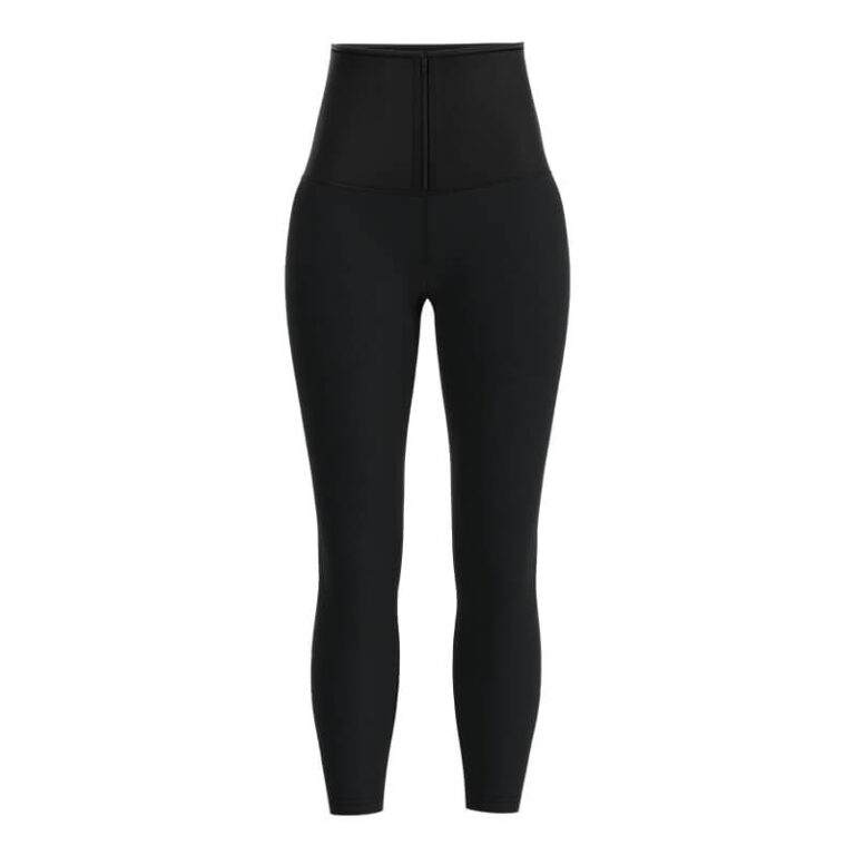 YKK Zipper Dairy Milk Silk High Waist Trainer ​Cropped Trousers MHW100277B