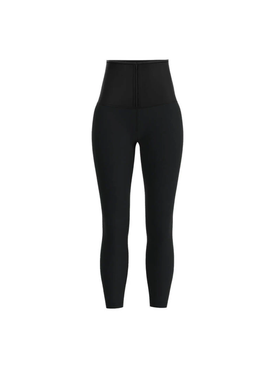 YKK Zipper Dairy Milk Silk High Waist Trainer ​Cropped Trousers MHW100277B