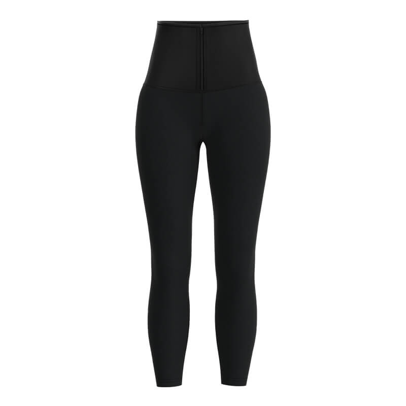 YKK Zipper Dairy Milk Silk High Waist Trainer ​Cropped Trousers MHW100277B