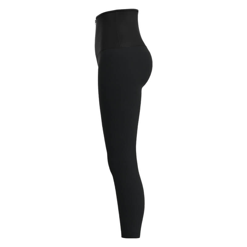 YKK Zipper Dairy Milk Silk High Waist Trainer ​Cropped Trousers MHW100277B