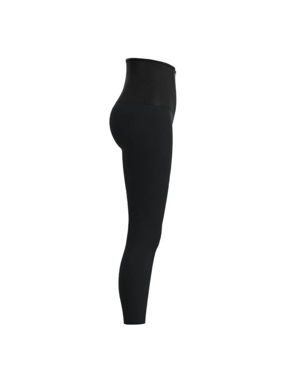High-Waist Cone Corset Cropped Leggings with YKK Zipper
