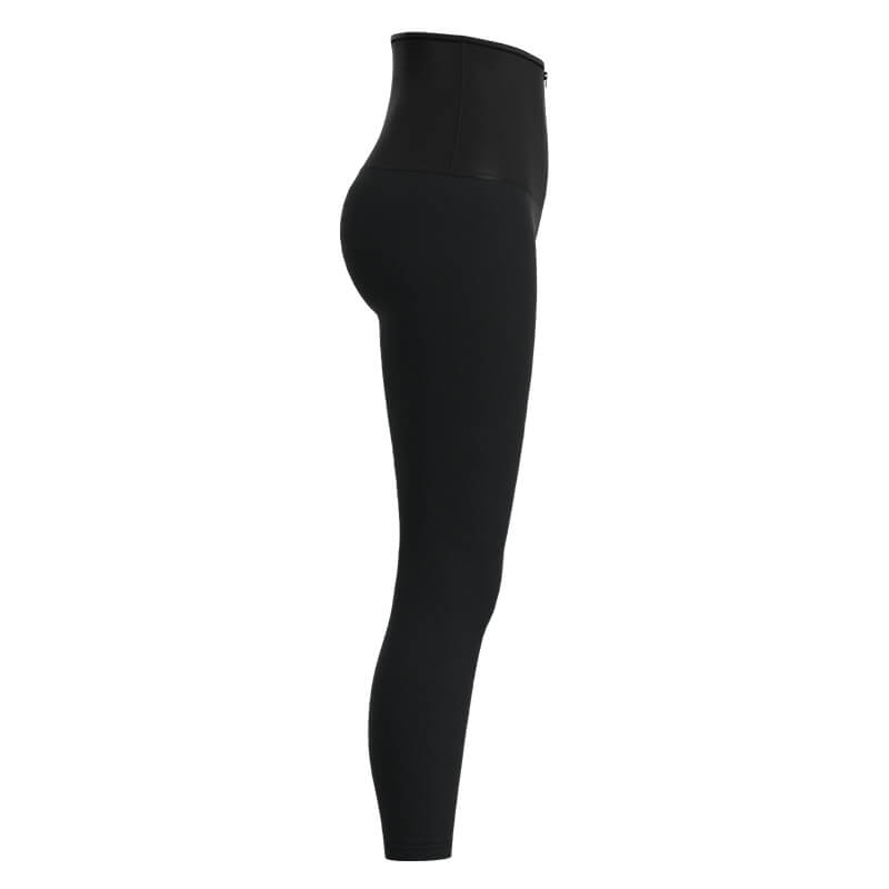 YKK Zipper Dairy Milk Silk High Waist Trainer ​Cropped Trousers MHW100277B