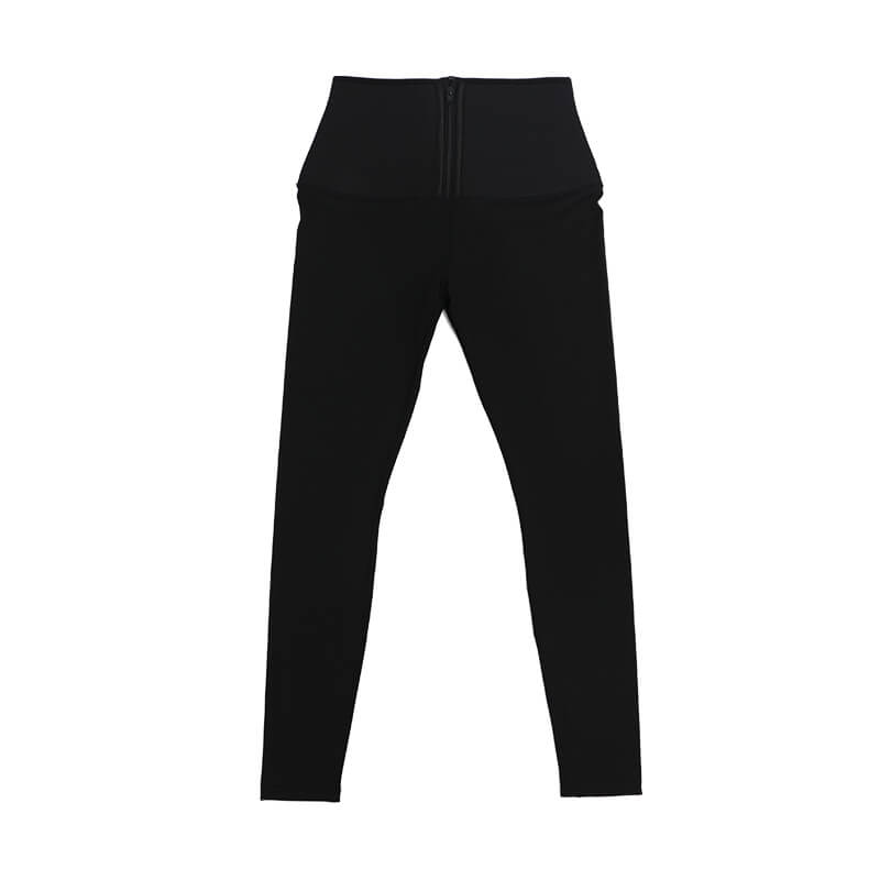 YKK Zipper Dairy Milk Silk High Waist Trainer ​Cropped Trousers MHW100277B
