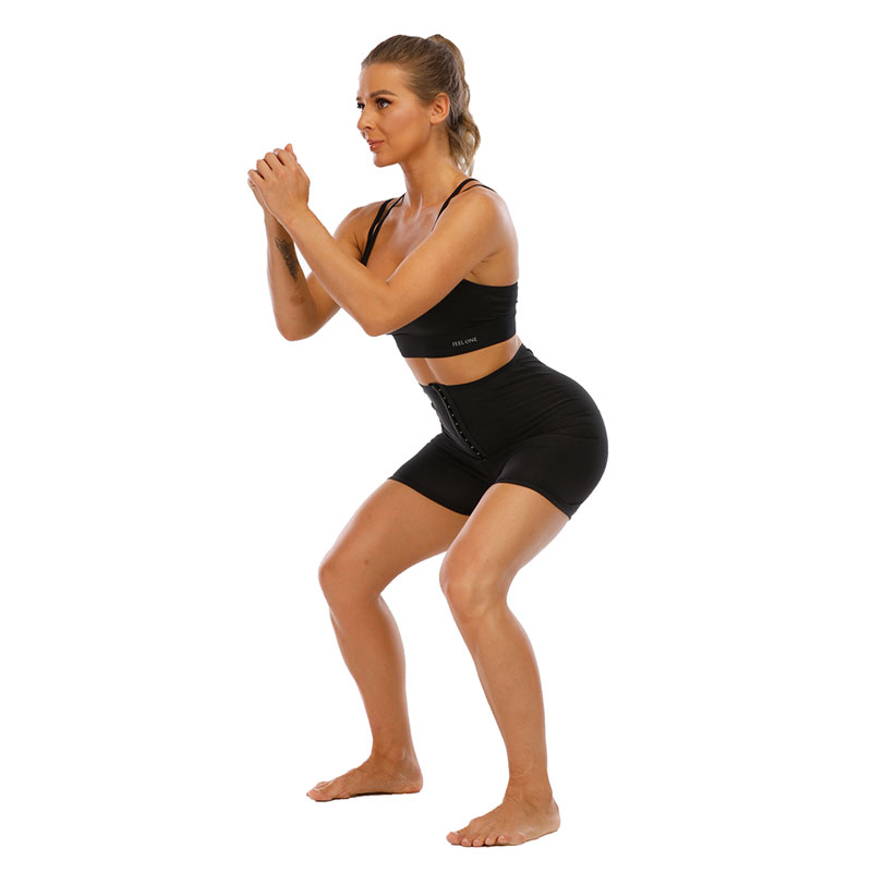Tummy Control for Women Sweat Compression High Waist Yoga Pants MHW100241B