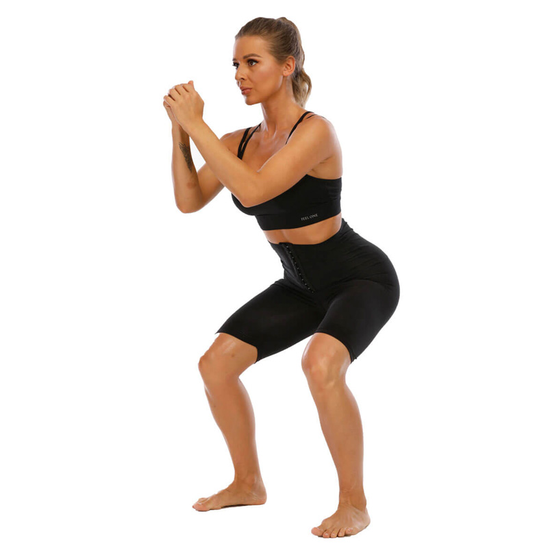 Women's Compression High Waist Sweat Workout Yoga Pants MHW100240B