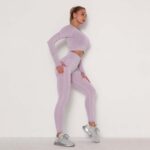 Wholesale Yoga Leggings Set Women’s Workout Set 3 Piece Tracksuit MH13926