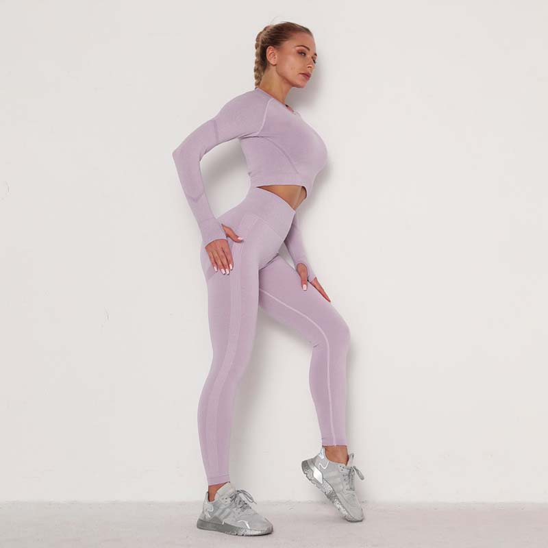 Lot de leggings de yoga en gros - Ensemble de sport pour femme, survêtement 3 pièces MH13926
