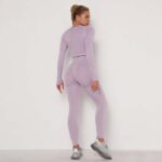 Wholesale Yoga Leggings Set Women’s Workout Set 3 Piece Tracksuit MH13926