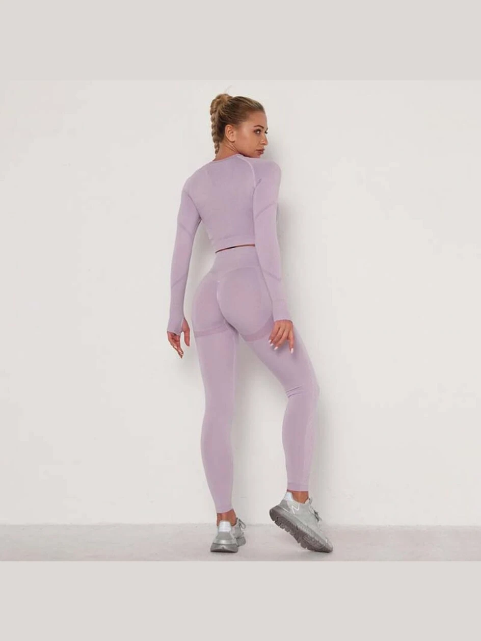 Yoga Leggings Set Women’s Workout Set 3 Piece Tracksuit MH13926 – Gallery