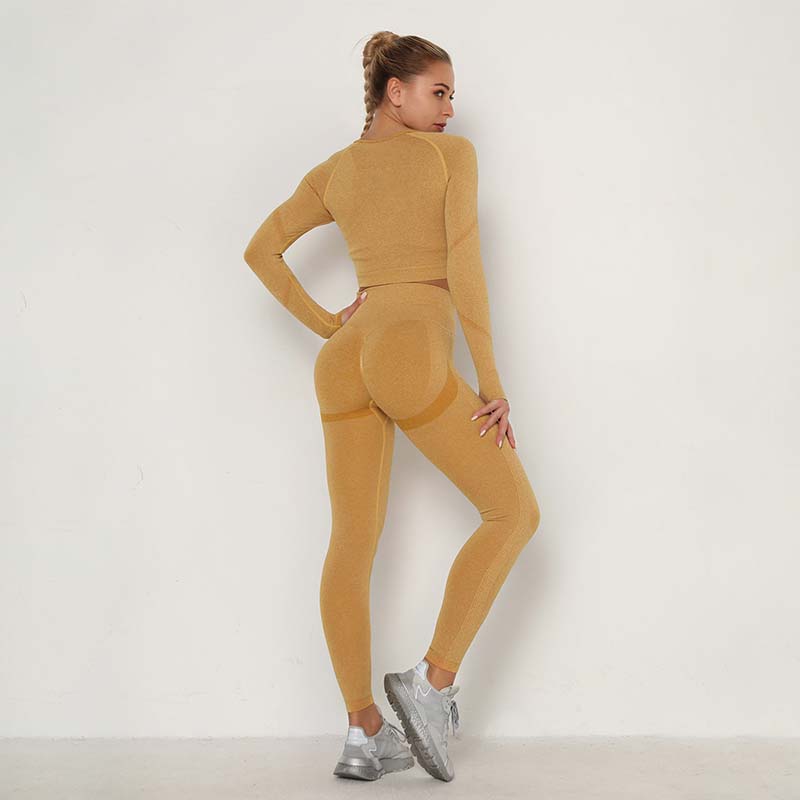 Lot de leggings de yoga en gros - Ensemble de sport pour femme, survêtement 3 pièces MH13926