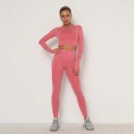 Wholesale Yoga Leggings Set Women’s Workout Set 3 Piece Tracksuit MH13926