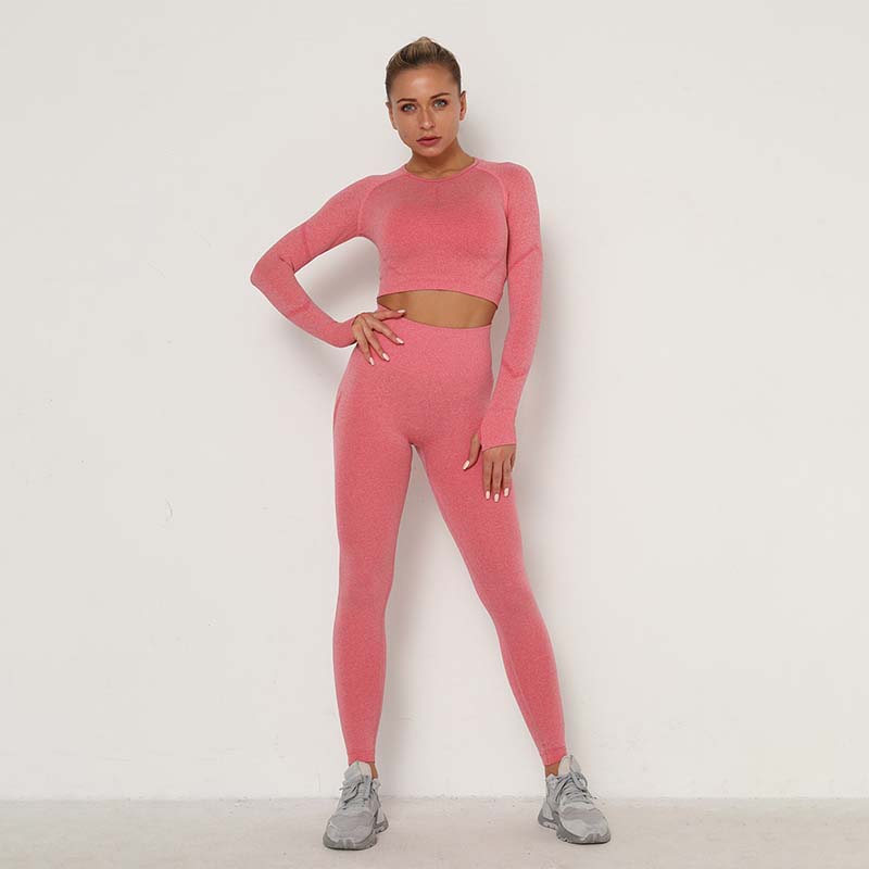 Lot de leggings de yoga en gros - Ensemble de sport pour femme, survêtement 3 pièces MH13926