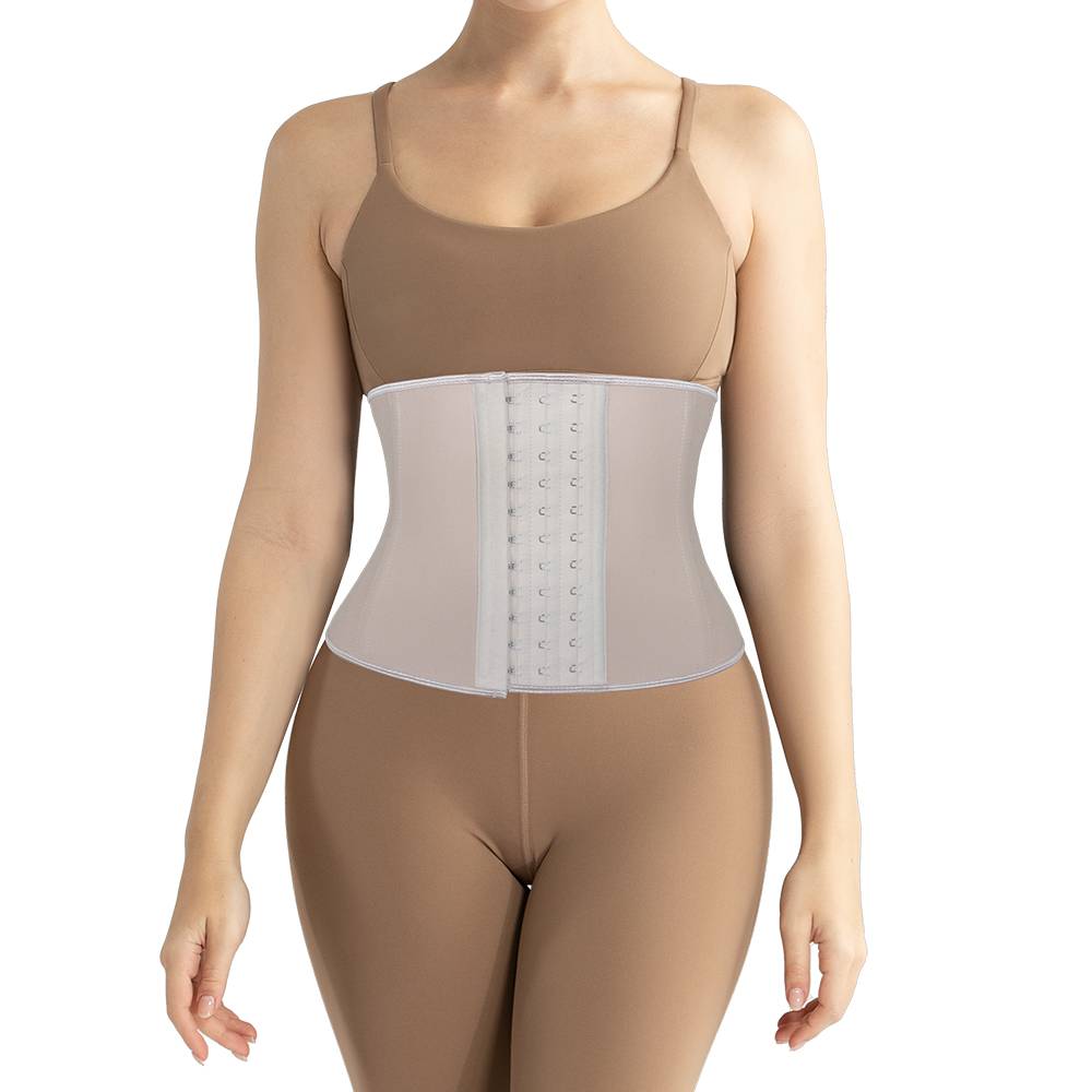 Latex Waist Trainer for Women Short Torso Corset Sports Workout MH1511