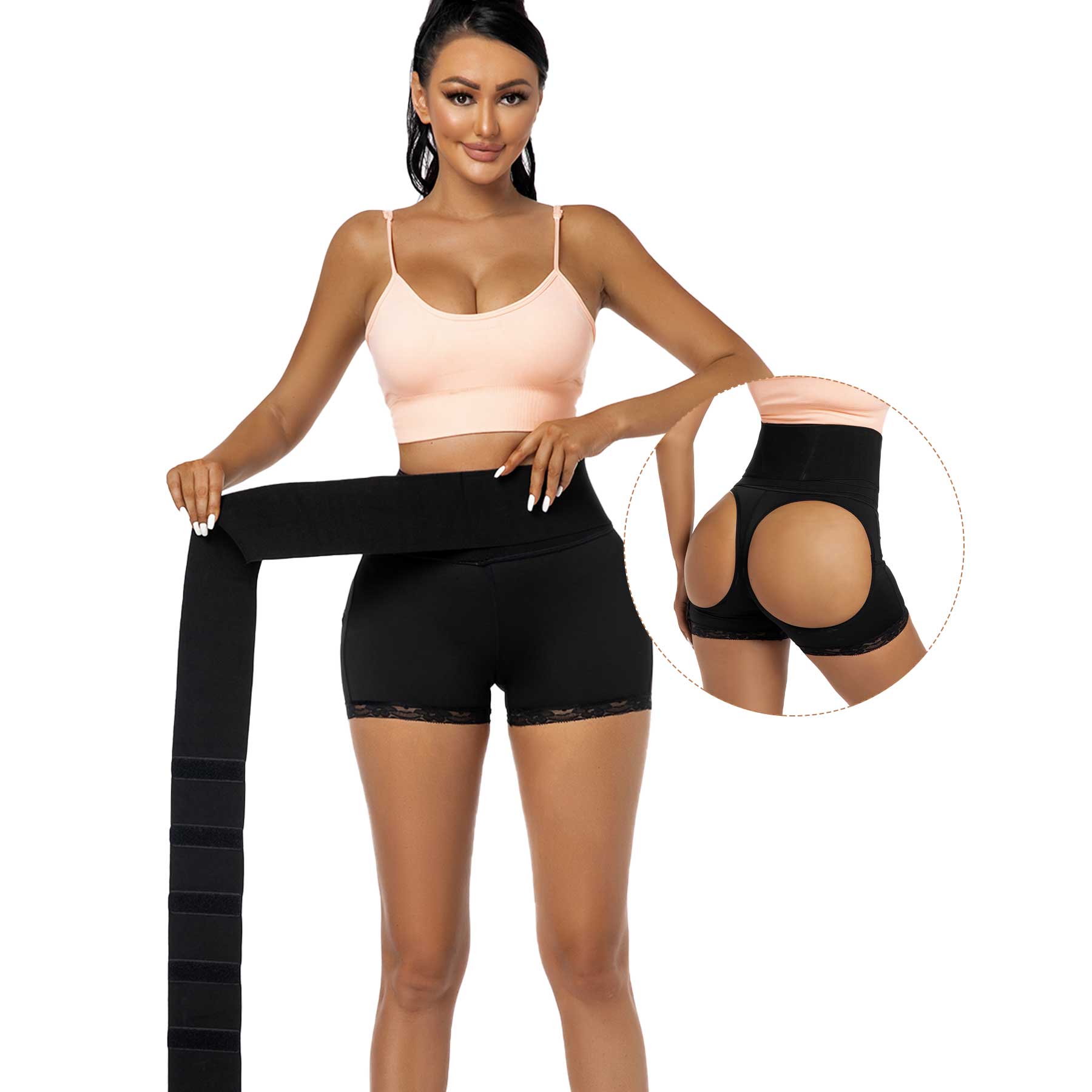 Shapewear Tummy Control High Waist Butt Shaper Shorts MT000031