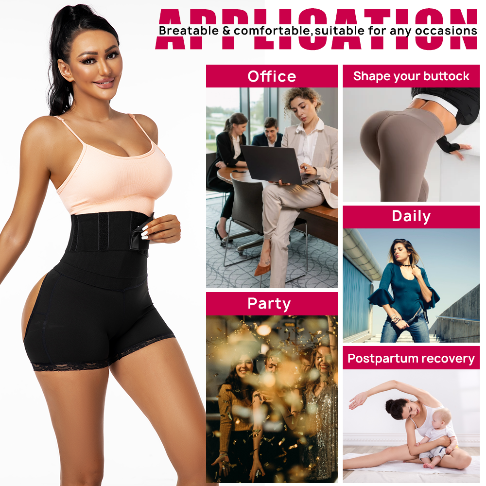 Shapewear Tummy Control High Waist Butt Shaper Shorts MT000031