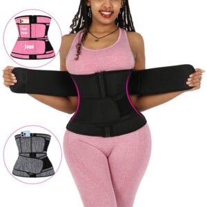 Slimming Shaper Neoprene Double 2 Belt Waist Trainer