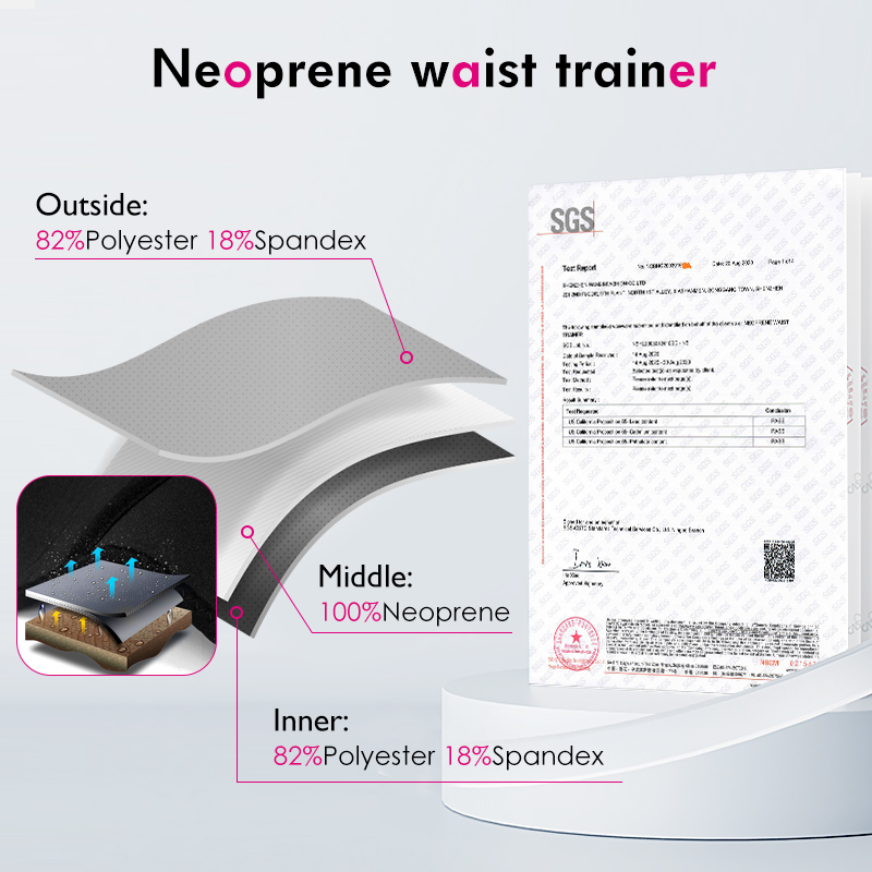 Slimming Shaper Neoprene Double 2 Belt Waist Trainer