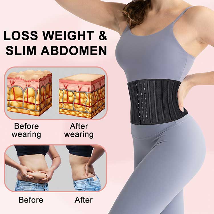 Best Short Torso Waist Trainer Corset Hourglass Body Shaper MHW100511