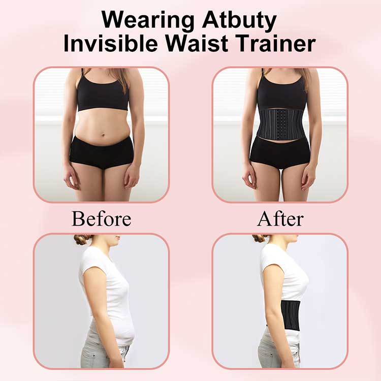 Best Short Torso Waist Trainer Corset Hourglass Body Shaper MHW100511