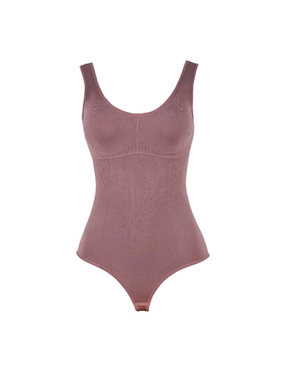 Tummy Control Thong Shapewear Bodysuit MHW100273